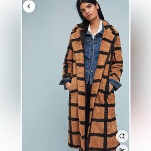 Anthropologie NVLT Berber Teddy Coat